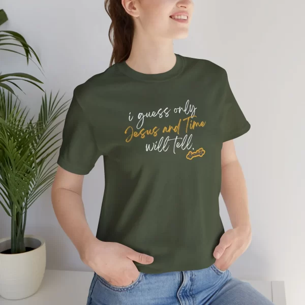 T-Shirt Jesus & Time Lyric Tee - Military Green - Image 4
