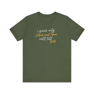 T-Shirt Jesus & Time Lyric Tee - Military Green