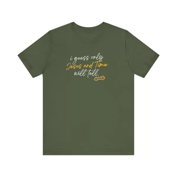 T-Shirt Jesus & Time Lyric Tee - Military Green