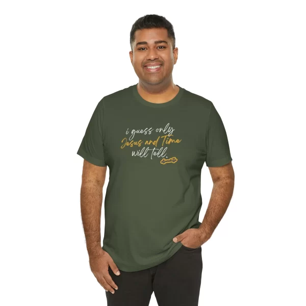 T-Shirt Jesus & Time Lyric Tee - Military Green - Image 6
