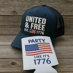 1776 Hat and Koozie Bundle